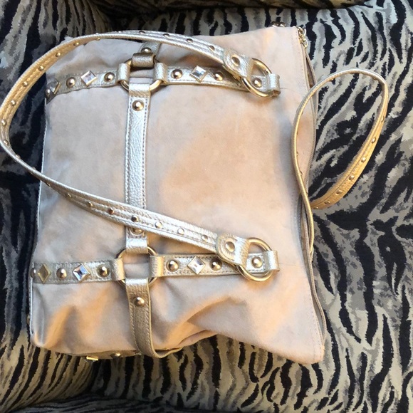 Kathy Suede leather bag - Picture 2 of 6